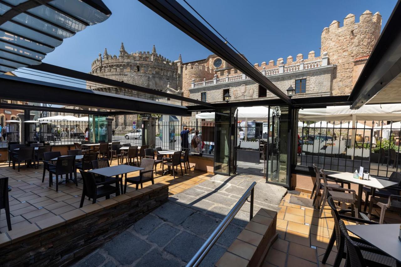 Ávila Hostal Restaurante Puerta Del Alcazar מראה חיצוני תמונה