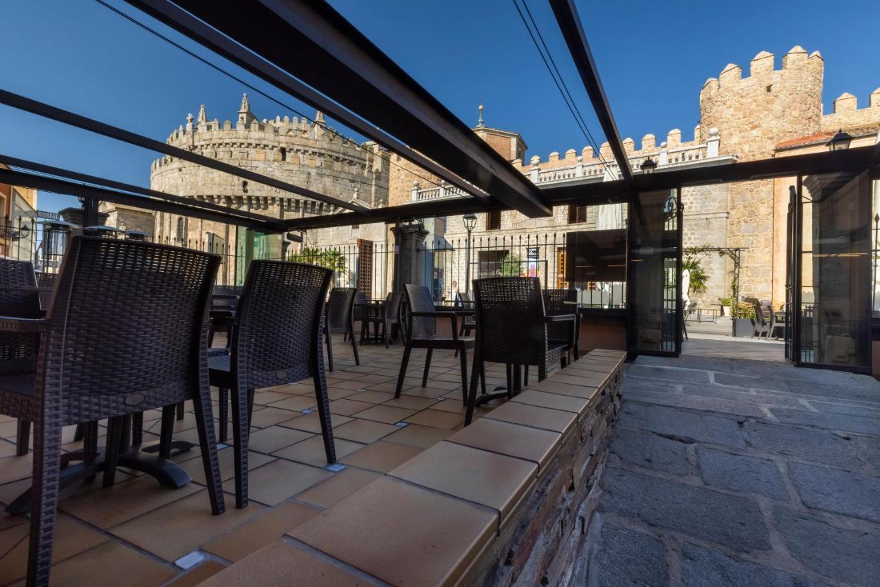Ávila Hostal Restaurante Puerta Del Alcazar מראה חיצוני תמונה