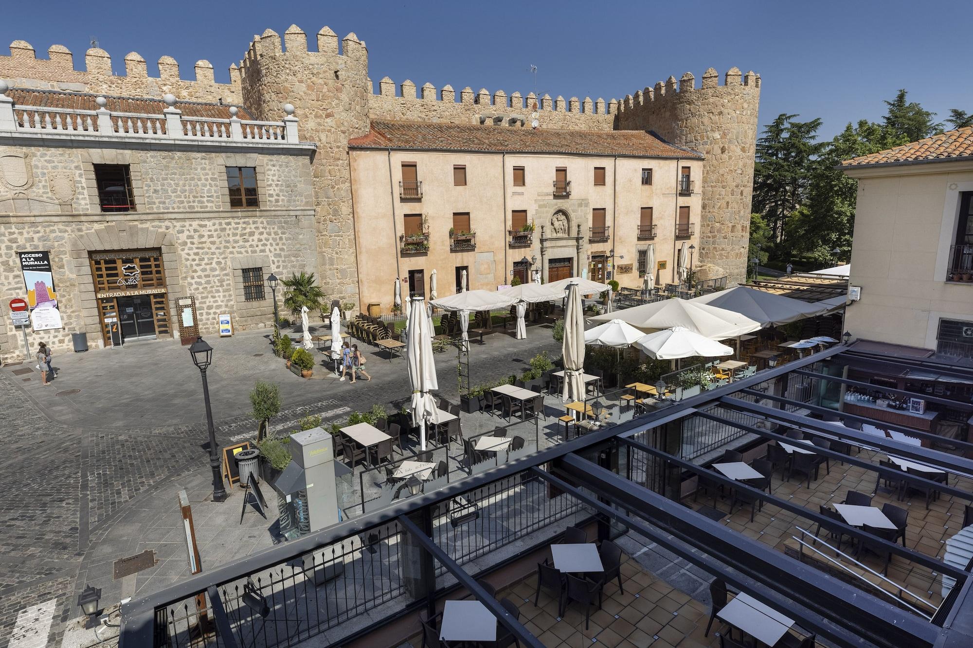 Ávila Hostal Restaurante Puerta Del Alcazar מראה חיצוני תמונה